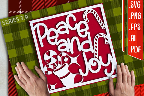 BUNDLE | Christmas Card 3 - svg eps ai png pdf SVG zafrans studio 