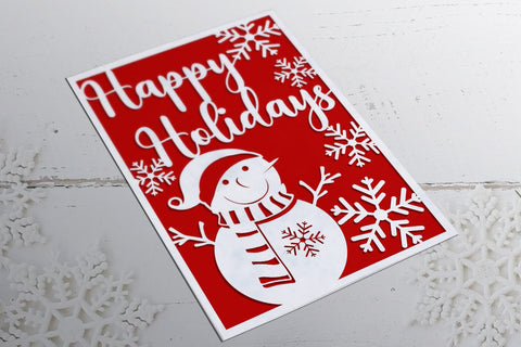 BUNDLE | Christmas Card 4 - svg eps ai png pdf SVG zafrans studio 