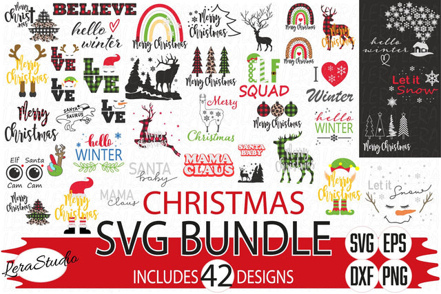 Bundle Christmas Svg SVG Lerastudio 