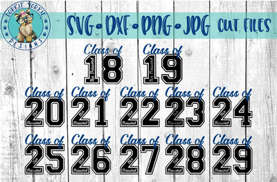 BUNDLE Class of - Graduation - SVG Cut File Dorkie Yorkie Designs 