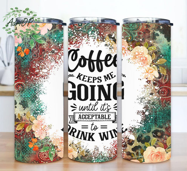 Bundle Funny Sarcastic Western 20oz Skinny Tumbler Png, Leopard Flowers Tumbler Png, Floral Tumbler, Leopard Tumbler Png Sublimation AdriOP 