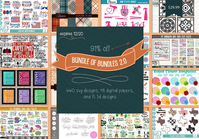 Bundle of Bundles 2.0 Bundle So Fontsy Design Shop 