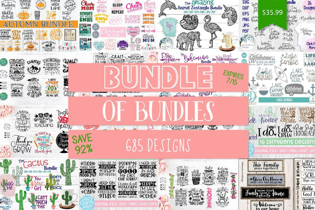 Bundle of Bundles Bundle So Fontsy Design Shop 