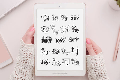 Bundle of Joy SVG clipart illustrations. SVG Arts By Naty 