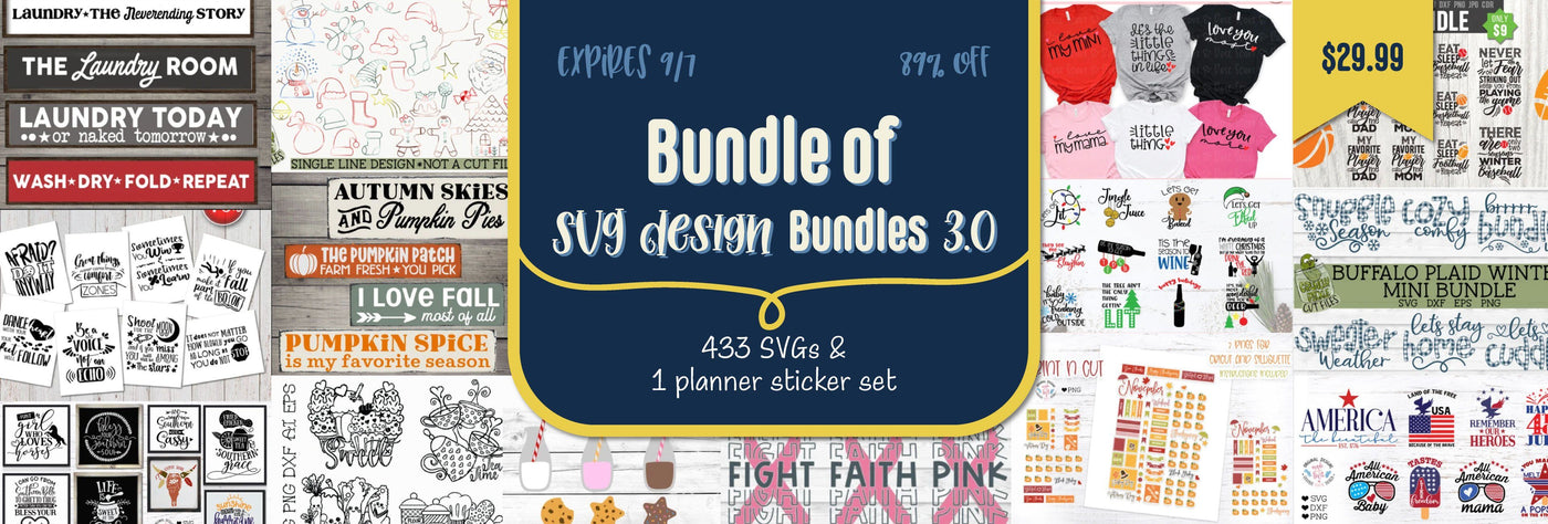 Bundle of SVG Design Bundles 3.0