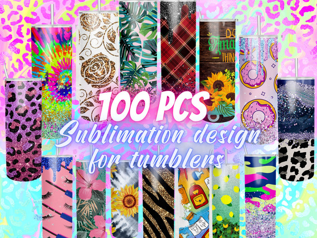 Bundle Tumbler Design 20oz skinny tumbler wrap sublimation Sublimation BambinaCreations 