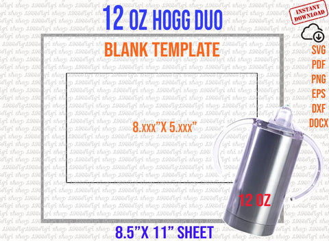 Sublimation Baby Bottle (comes with PS Template} – blendedimpressionz