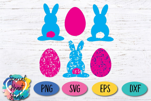 Bunny and Egg SVG Special Heart Studio 