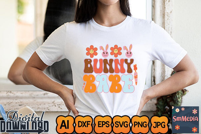 Bunny Babe SVG Newmockups 