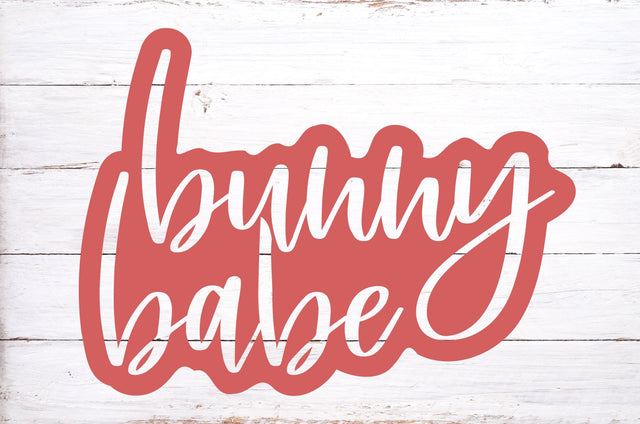 Bunny Babe Svg, Png, Dxf | Easter Spring Design SVG RedFoxDesignsUS 