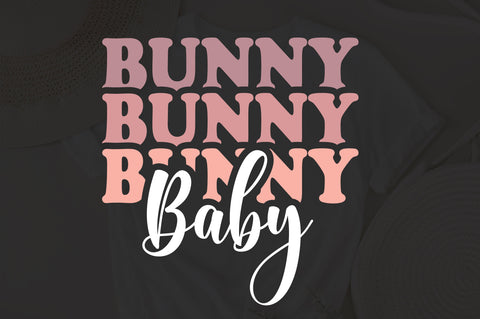 Bunny Baby svg, Easter Baby Shirt Svg, Bunny Girl Svg, Happy Easter Svg, Bunny Svg, Easter Svg, Easter Bunny Svg, Retro Easter Svg, png dxf SVG Fauz 