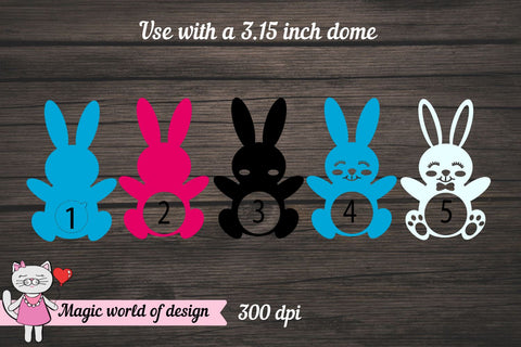 Bunny boy Candy Dome svg, 3d svg cut file SVG Magic world of design 
