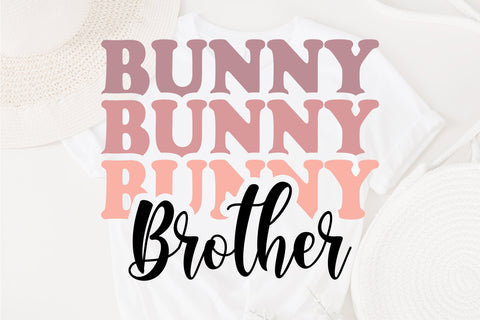 Bunny Brother svg, Easter Brother Shirt Svg, Bunny Girl Svg, Happy Easter Svg, Bunny Svg, Easter Svg, Easter Bunny Svg, Retro Easter Svg, png dxf SVG Fauz 