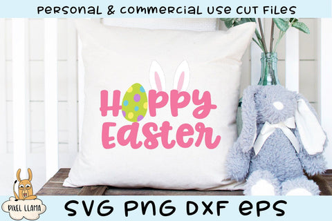 Bunny Bundle of 6 Easter SVG Cut Files SVG The Pixel Llama 