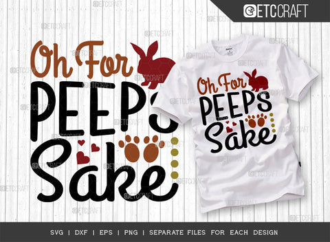 Bunny Bundle Vol-03 | What's Up Peeps Svg | Chillin With My Peeps Svg | Bunny Kisses And Wishes Svg | Oh For Peeps Sake Svg | Bunny Quote Design SVG ETC Craft 