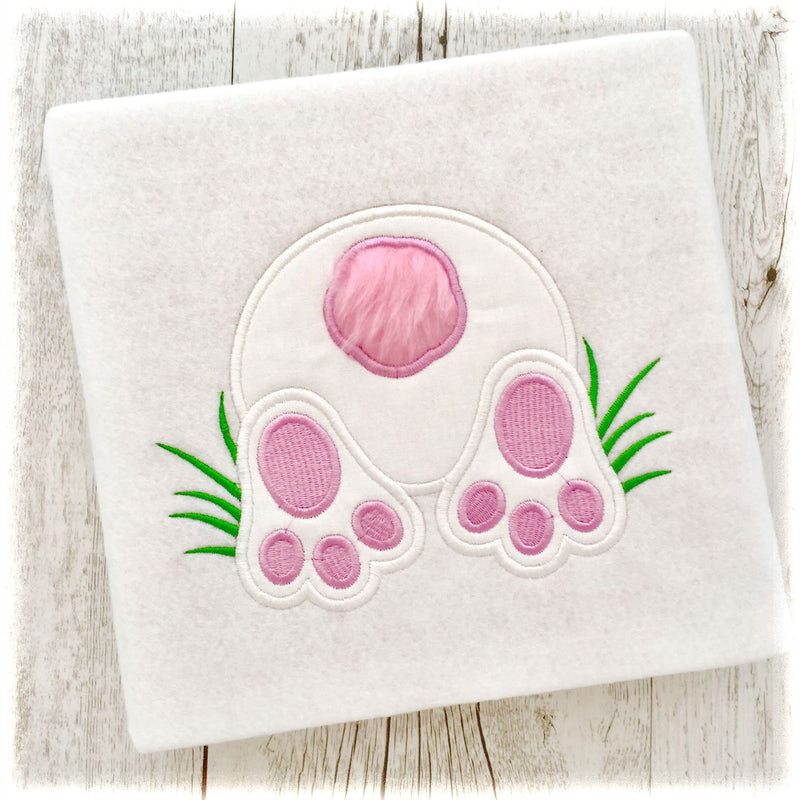 Bunny Butt Applique Designs Machine Easter Rabbit Download - Bunny Tail Applique - Easter Applique Design - 8 Sizes Embroidery/Applique My Sew Cute Boutique 