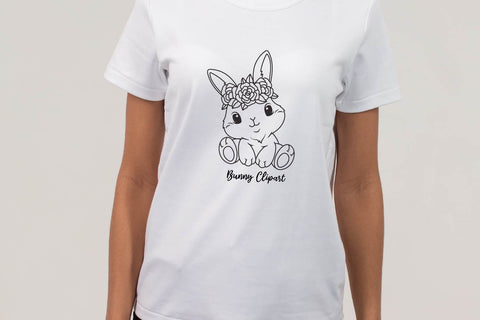 Bunny clipart, Rabbit svg bundle SVG dadan_pm 