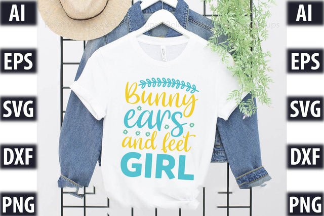 Bunny ears and feet - girl SVG SVGista 