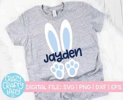 Bunny Ears & Feet | Easter SVG Cut File SVG Crazy Crafty Lady Co. 