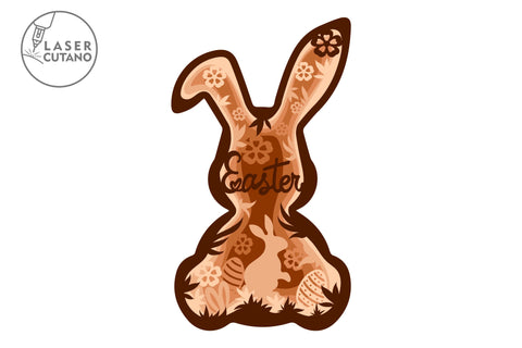 BUNNY EASTER BUNDLE SVG LaserCutano 