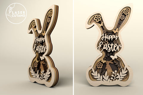 BUNNY EASTER BUNDLE SVG LaserCutano 