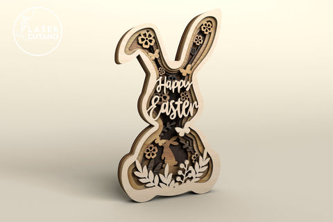 BUNNY EASTER BUNDLE SVG LaserCutano 
