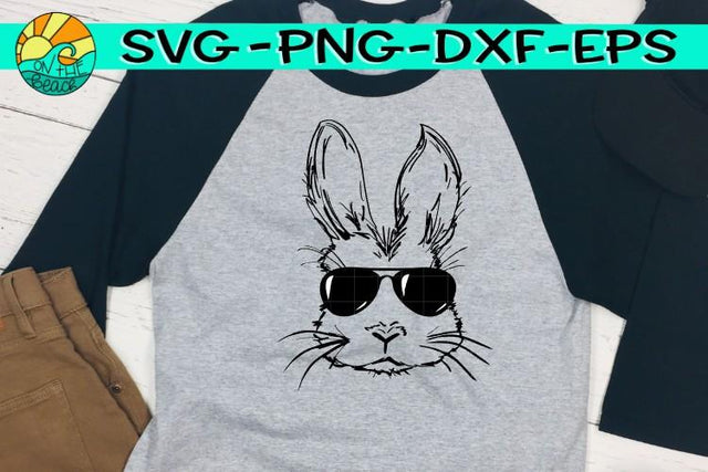 Bunny - EASTER - Glasses (Removable) - SVG - DXF - EPS - PNG SVG On the Beach Boutique 