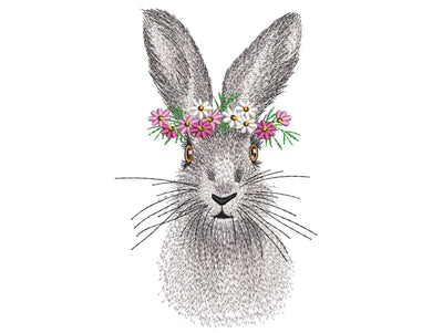 Bunny Embroidery Design, 4 sizes, Instant Download Embroidery/Applique DESIGNS Nino Nadaraia 