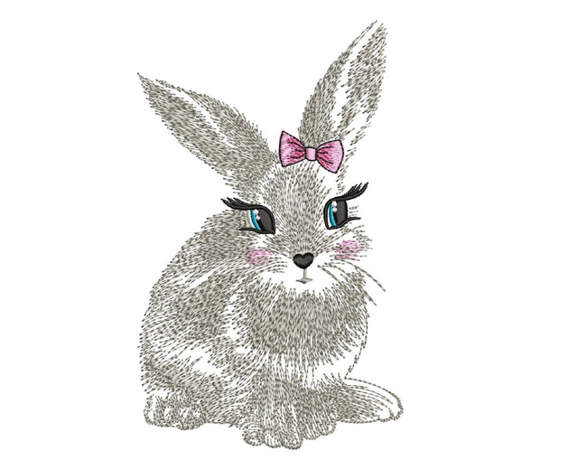 Bunny embroidery design Embroidery/Applique DESIGNS Nino Nadaraia 