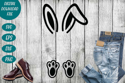 bunny feet and ear svg SVG Isabella Machell 