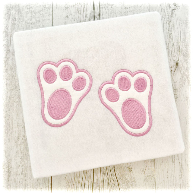 Bunny Feet Applique Machine Embroidery Designs, Bunny Applique Designs, Easter Applique Design, Easter Embroidery Design, Animal Applique Embroidery/Applique My Sew Cute Boutique 
