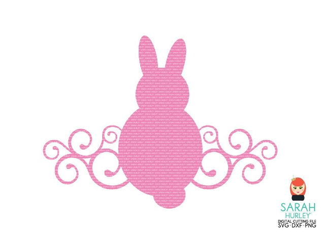 Bunny Flourish SVG Sarah Hurley 