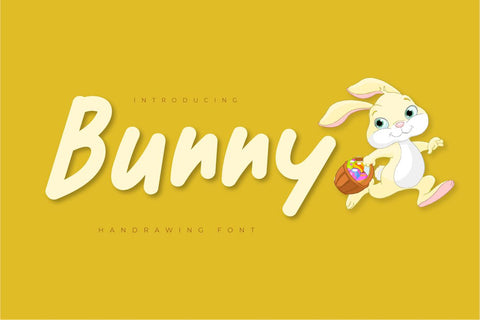 Bunny Font twinletter 