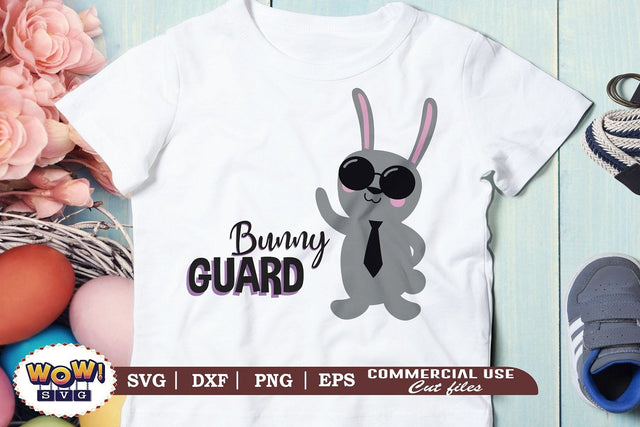 Bunny Guard svg, Easter svg, Easter bunny svg, Easter family svg, Easter Egg svg, Easter cricut, Easter shirt svg, Easter png, Bunny svg, Funny easter svg, funny quotes svg SVG Wowsvgstudio 