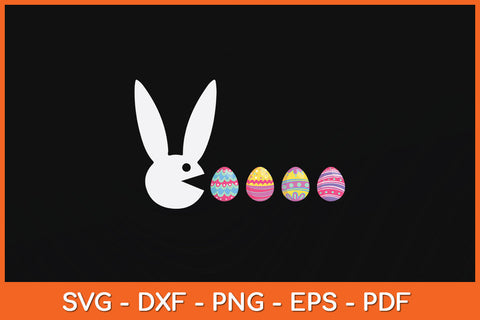 Bunny Happy Easter Egg Hunting Svg Png Dxf Digital Cutting File SVG Helal 