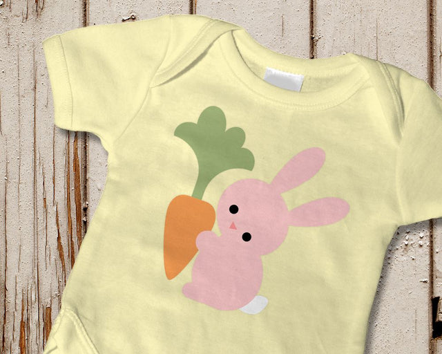 Bunny Holding Carrot SVG Designed by Geeks 
