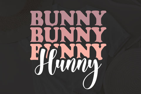 Bunny hunny svg, Easter hunny Shirt Svg, Bunny Girl Svg, Happy Easter Svg, Bunny Svg, Easter Svg, Easter Bunny Svg, Retro Easter Svg, png dxf SVG Fauz 