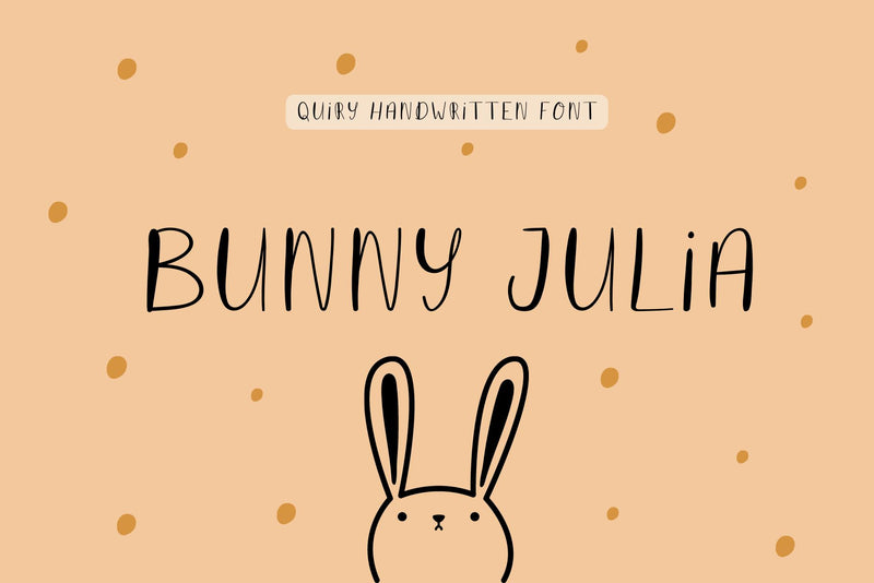Bunny Julia Font Cotton White Studio 