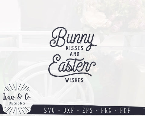 Bunny Kisses and Easter Wishes SVG Files | Spring Svg | Bunnies Svg | Easter Svg | Commercial Use | Digital Cut Files (1151068812) SVG Ivan & Co. Designs 