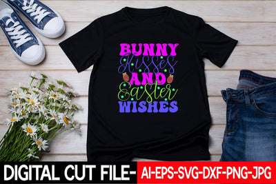 Bunny Kisses and Easter Wishes Svg SVG Blessedprint 