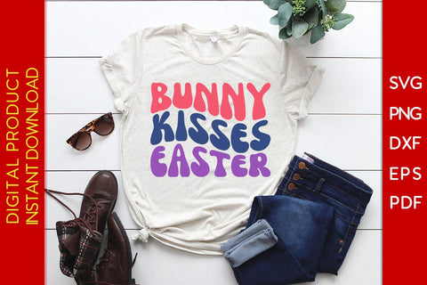 Bunny Kisses Easter SVG PNG PDF Cut File SVG Creativedesigntee 
