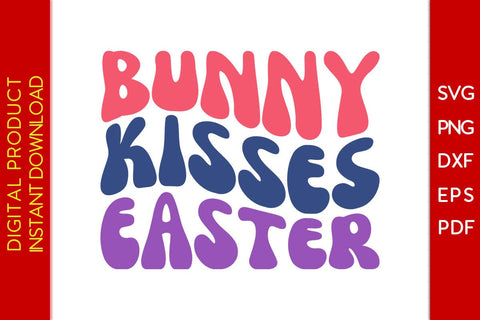 Bunny Kisses Easter SVG PNG PDF Cut File SVG Creativedesigntee 