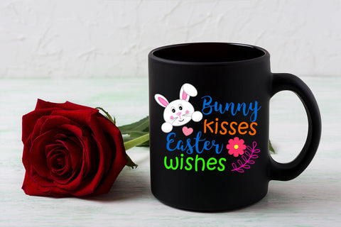 Bunny Kisses Easter Wishes I Easter Sublimation Design Sublimation Happy Printables Club 