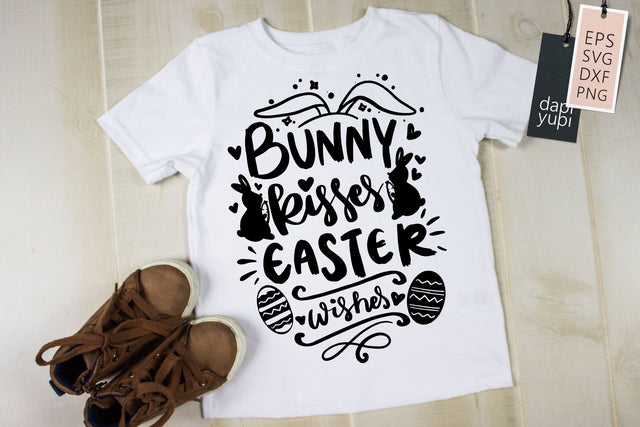 Bunny Kisses Easter Wishes SVG dapiyupi store 