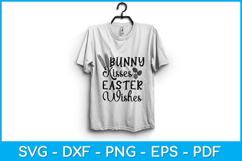 Bunny Kisses Easter Wishes Svg Design File SVG artprintfile 