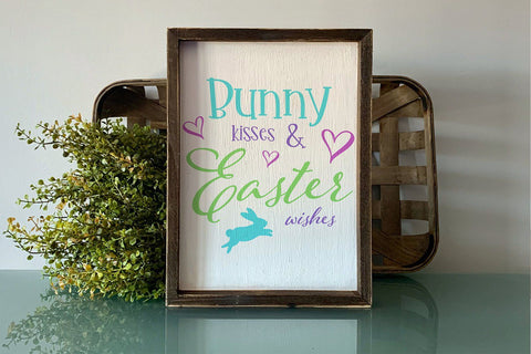 Bunny Kisses & Easter Wishes SVG SVG B Renee Design 