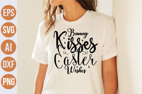 Bunny Kisses Easter Wishes svg SVG nirmal108roy 