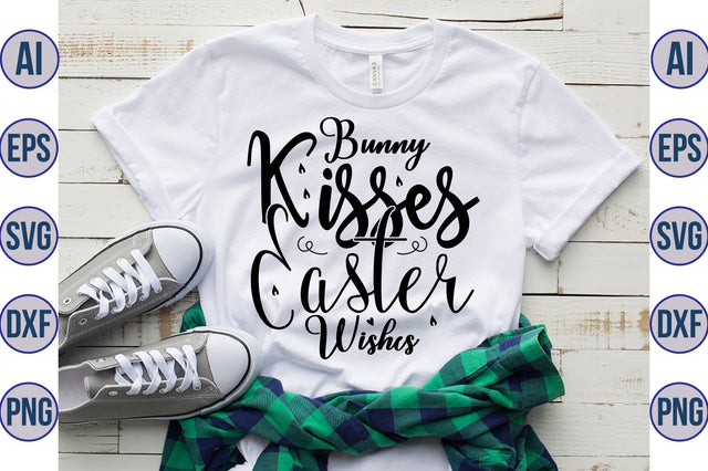 Bunny Kisses Easter Wishes svg SVG nirmal108roy 