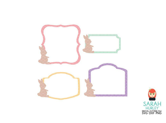 Bunny Labels SVG Sarah Hurley 