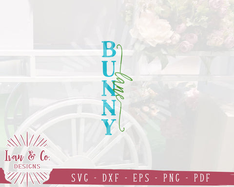 Bunny Lane SVG | Easter Svg | Front Porch Svg | Porch Sign Svg | Vertical Sign Svg | Commercial Use | Cricut | Silhouette | Digital Cut Files | DXF PNG (1335984139) SVG Ivan & Co. Designs 